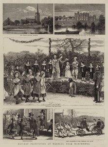 Festività del Primo Maggio a Worsley, vicino a Manchester